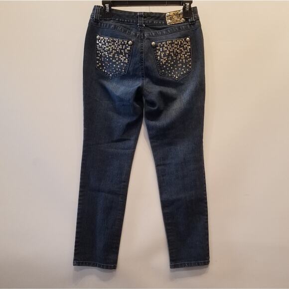 Style & Co Petites Premium Jeans Skinny Slim Cut Jeans Size 4P9 - Picture 2 of 13